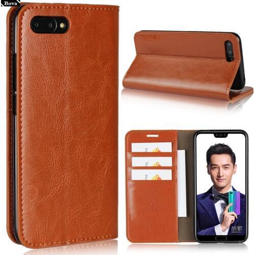 Deluxe Wallet Case for Huawei Honor 10 leather Case Honor 10 Flip Cover Phone Bags