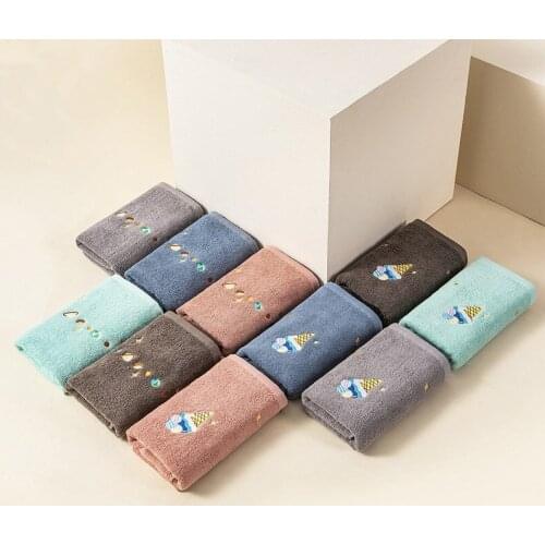 2pcs 40*90cm Cotton Hand Face Towel Absorbent Gym Sports Towel Kitchen Napkin Hotel Lodge Beauty Salon Sauna Spa Wash Cloth T63