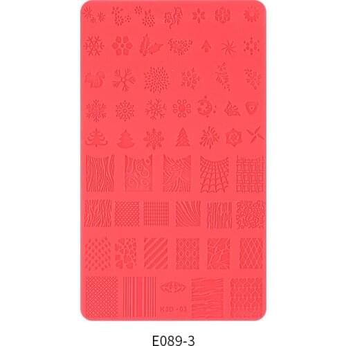 Nail Art Silicone Printing Template Nail Mold Powder Chrome Pigment Dust Environment-Friendly 3D Relief Decorating Manicure Tool