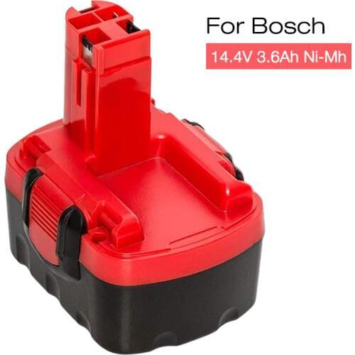 3600mAh Ni-MH 14.4V Replacement Drill Battery for Bosch 14.4V BAT038 BAT040 BAT041 BAT140 BAT159 PSB 14.4V,PSR 14.4,PSR-14.4VE-2