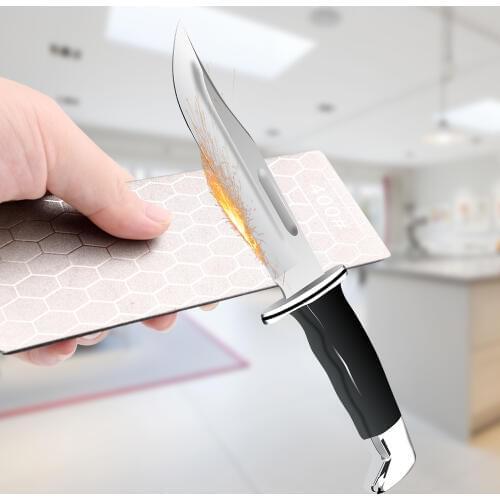 Ultra-thin Honeycomb Diamond Knife Kitchen Tool 400# Knife Sharpening Tool Knife Sharpener Thin Diamond