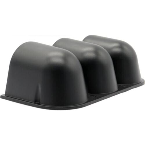 High Quality 52mm 3 Hole Pod Gauge Meter Mount Holder Cup PJ-3596 Black