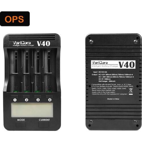 LCD screen smart 18650 3.7V Battery Charger for AA/AAA 26650/18500/16340/14500/18350 Rechargeable Battery charge