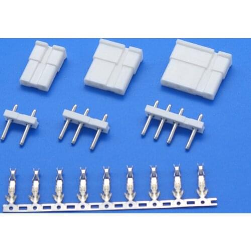 10sets TJC2 7.5mm-5mm Strip Connectors Straight Pin Header Plug Terminal PCB Board Connector 1P 2P 3P 4P 5P 6P