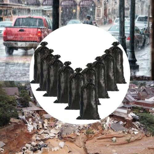 10 Pcs Flood-sandbags Flood-bag Waterproof And Durable Flood-protection Sandbag Large Capacity Multifunction Travel Organizer