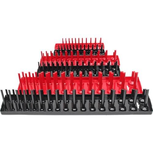 6 Pcs Multi-function Rack Storage Tool Slot Organizer Socket Storage Tray Set Socket Bracket Is Suitable For Garage And Workshop