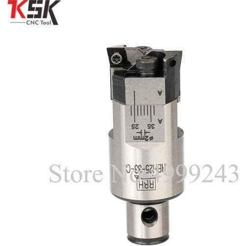 Free delievery High precision RBH25-33mm Twin-bit Rough Boring Head used for deep holes accuracy 0.02mm used for deep holes