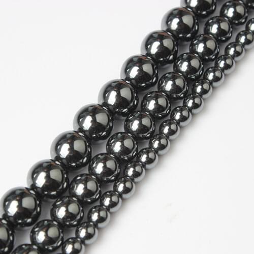 LIng Xiang Fashion natural magnetite energy loose beads suitable for DIY men and womens bracelet necklace Jewelry Accessories
