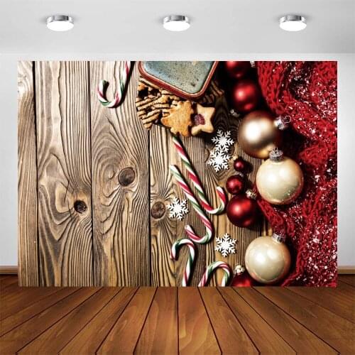 Yeele Background Photography Snowflake Red Scarf Ball Biscuit Lollipop Board Backdrop Baby Photographic Photo Studio Photophone