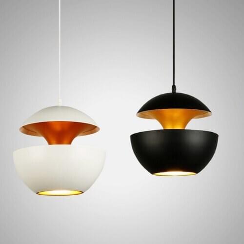 Art Fruits Pendant Lamp Led Indoor Lighting Hanging Loft Retro Hanglamp Industrial Rope Lamp Fixture Vintage Golden Dining Light