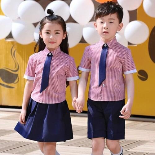 4 5 6 7 8 9 10 11 12 13 14 Years old Childrens Day School Formal Uniforms Costumes Perform Dance 2pcs Clothing Sets New Summer