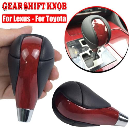 For Lexus HS250h 2010-2012 For Lexus IS-F 2008-2013 Plating Walnut Gear Shift Knob Lever HandBall