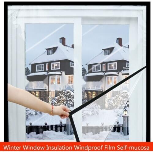 Window film winter Self-Adhesive Glass Films protective transparent window tinting film for home Decorative film window sticker