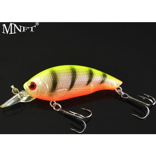 MNFT 4PCS/Pack Fishing Swim Baits Small Hard Artifical Colorful Lure 7.5cm/8g Crank Bait Hook 3D Eyes Fishing Accessory