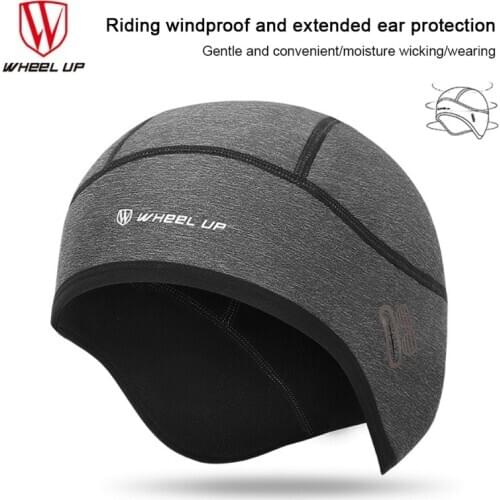 Bike Helmet Liner Cap Beanie With Ear Covers Winter Warm Moisture Wicking Men Women Caps Riding Cycling Running Hats 2021
