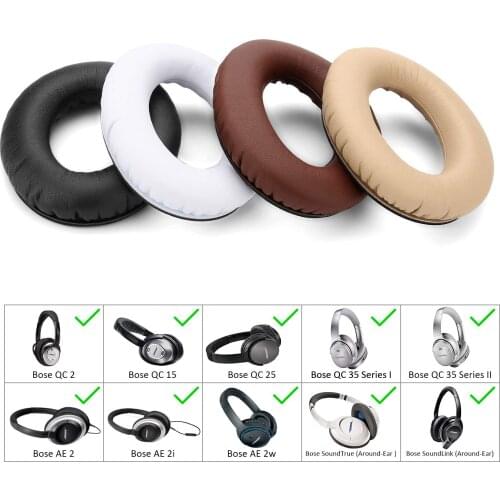 Replacement Soft Foam Sponge Headphone Ear Pad Cushion For BOSE QC2 QC25 QC35 QC15 AE2 SoundLink SoundTrue Around-Ear II AE2