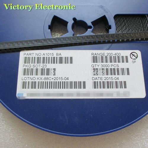 100PCS/Lot Transistor SMD Triode A1015 2SA1015 1015 BA SOT-23 New Original