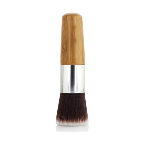 2pcs Multi-Function Pro Makeup brush Foundation Powder Brush Bamboo Handle Face Powder Cosmetic Makeup Basic Tool