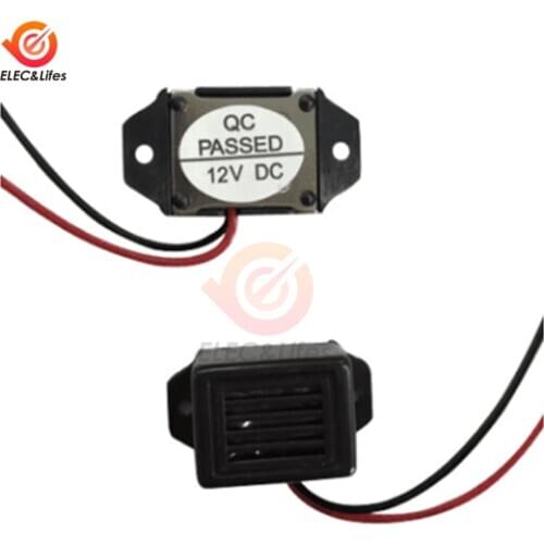 5Pcs DC 12V Mini Solar Buzzer with Leads 400Hz Outdoor Mouse Mosquito Repellent 75dB Electronic Buzzer