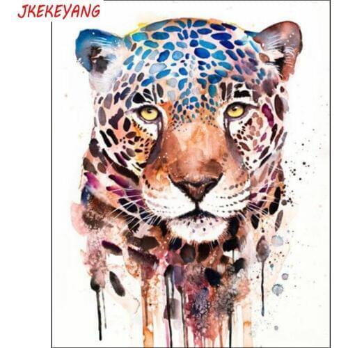 5d diy diamond painting Cross Stitch kits,full Square/round Diamond Embroidery leopard Diamond Mosaic Y3510