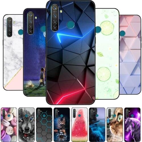 For Oppo Realme 5 Pro Case Silicon Back Cover Phone Case for Oppo Realme 5i 5S 5 Pro Cases Realme5 Pro 5i 5S Soft bumper coque