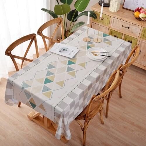 Decorative Tablecloth Waterproof Oilproof Thick Rectangular Wedding Dining Table Cover Tea Table Cloth Nappe De Table Manteles