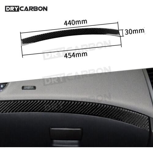 For Chevrolet Cruze 2009-2015 Carbon Fiber Car Passenger Seat Dashboard Decorative Strips Trim Cover Sticker Accessories