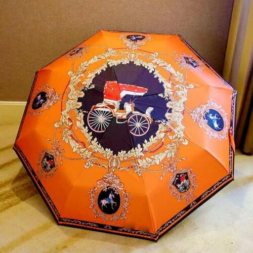 Designer umbrella High-quality Luxury brand anti-UV umbrella rain women umbrella academy lace umbrella summer umbrella