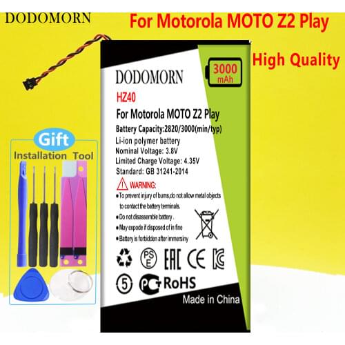 Аккумуляторы для телефонов Motorola Moto Z2 Play DODOMORN China At AliExpress