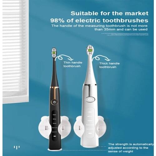 Household Creative Seamless Wall-mounted Electric Toothbrush Holder Bracket To Keep The Toothbrush Drying Room Accessory Set