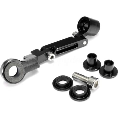 Motorcycle Fluid Reservoir Brake Clutch Master Cylinder Mount Bracket black