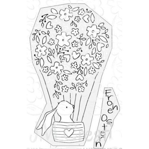 CLEAR STAMP German Easter DIY Scrapbook Card album paper craft silicon rubber roller transparent stamps 150