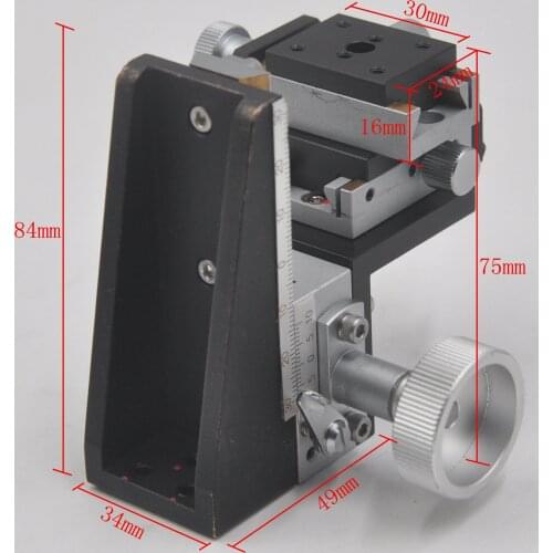 SIGMA KOKI 3d XYZ axis 24*30mm manual optical small fine adjustment sliding table precision dovetail groove