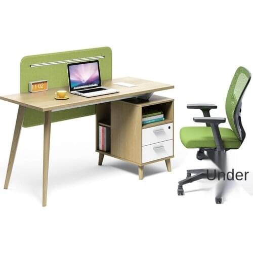 Staff office desk and chair combination desk computer desk office screen is simple and modern