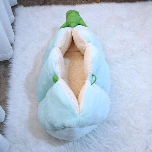 Super Cute Plush Dog Bed Fluffy Pet Kennel Cat Cushion House Soft Sofa Animal Winter Warm Sleeping Mats Supplies