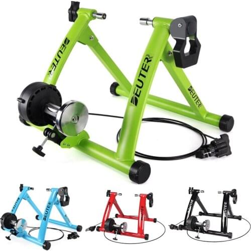 Exercise Bike Indoor Trainer Home Training 6 Speed Magnetic Resistance Road MTB Bicycle Trainers Cycling Roller wheel holder