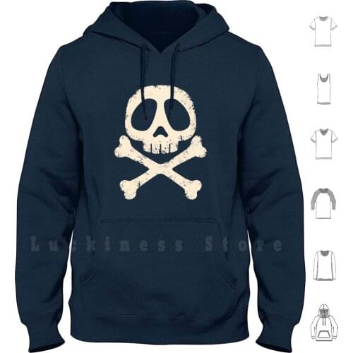 Harlock Vintage hoodies long sleeve Harlock Skull Skeleton Bones Tibias Pirate Flag Pirate Flag Captain Sailor Anime