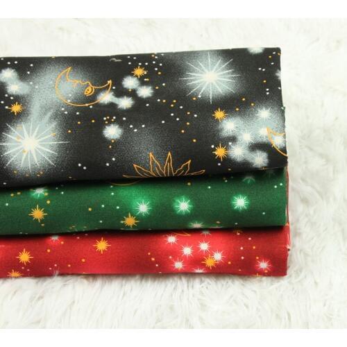 High quality cotton printed fabric, handmade DIY Nordic style, blooming, clothing dress fabric 100 cm x 110 cm