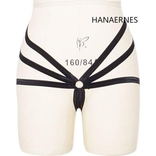 Women Black Sexy Garters Belt Goth Fetish Body Harness Garter Belt Adjustable Women Sexy Punk Leg Stockings Cincher Strap