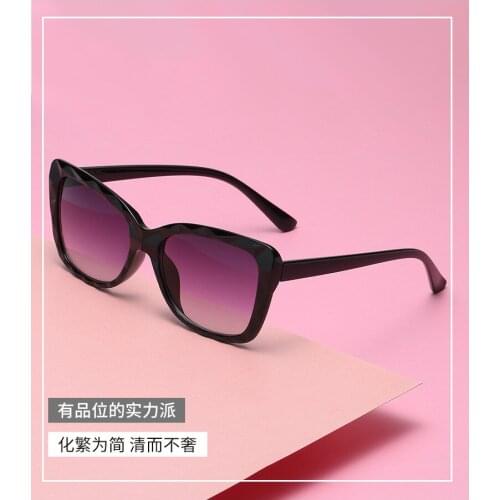 2021 New Fashion Brand Designer Sunglasses Black Women comfortable style bright Frame Vintage Sun Glasses oculos de sol UV400