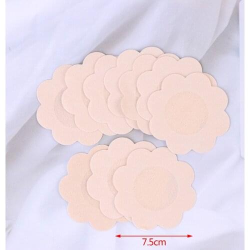 10pcs Overlays On Bra Nipple Stickers Cover Womens Invisible Breast Lift Tape Bra Nipple Cover Accessories