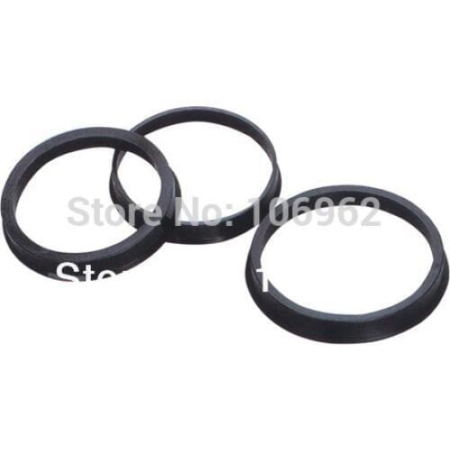 66.5-57.1mm 20pcs Black Plastic Wheel Hub Centric Ring Custom Size Available Wheel Rim Parts Accessories Wholesale Free Shipping
