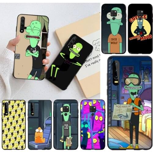 HUAGETOP Solar Opposites Cartoon Animation Painted Phone Case for Huawei P40 P30 P20 lite Pro Mate 30 20 Pro P Smart 2019 prime