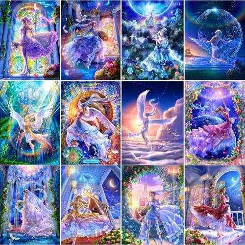 Diy Diamond Painting Cartoon Girl Home Decor of Rhinestones Diamond Embroidery Diamond Mosaic Cross Stitch Kit Rome Decoration