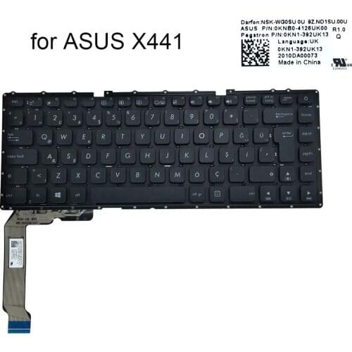Laptop keyboard turkish for ASUS vivobook max X441 X441SA X441SC X441UA X441NC X441UR TR Turkey notebook keyboard 0KN1 392UK13