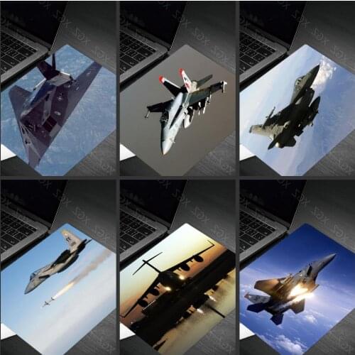 Yzuoan Fighter Aircraft Mouse Pad 220X180X2MM Small Size Portable Rubber Antiskid Pc MousePad Notebook Gaming for War Thunder