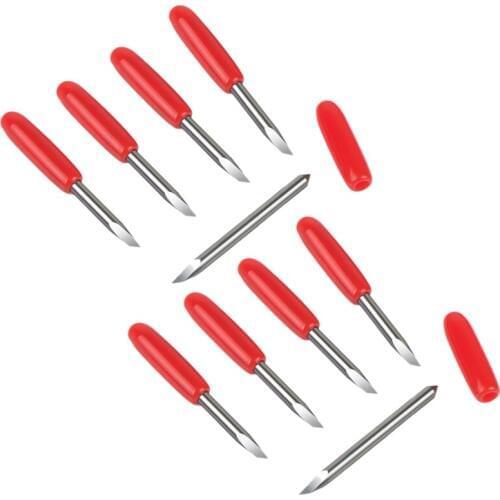 10Pcs 45 Degree Cutting Replacement Blades for Cricut Explore Air/Air 2 Maker Expression Vinyl Cutting Machines