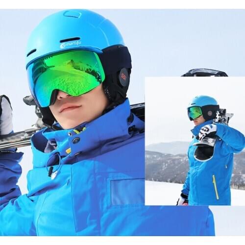 Bluetooth Ski Helmet Waterproof Ski Men And Women Skating Safety Skateboard Skateboard Ski Helmet Ski Equipment For Kids