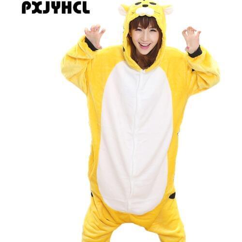 Fancy Adult Anime Kigurumi Onesies Yellow Costume For Women Animal Black Devil Unicorn Onepieces Sleepwear Home Wear Clothes