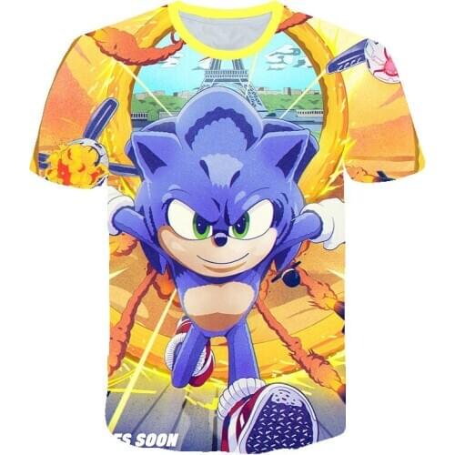 2020 The Latest Cartoon 3D Printed T Shirt Boy and Girl Sky Casual O-neck Short Sleeve Funny Lovely Streetwear T-shirt 4T-14T